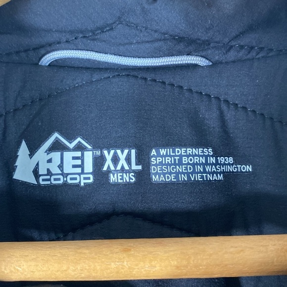 REI Men's Black Full Zip Winter Jacket with Primaloft Insulation Size XXL - Picture 5 of 9